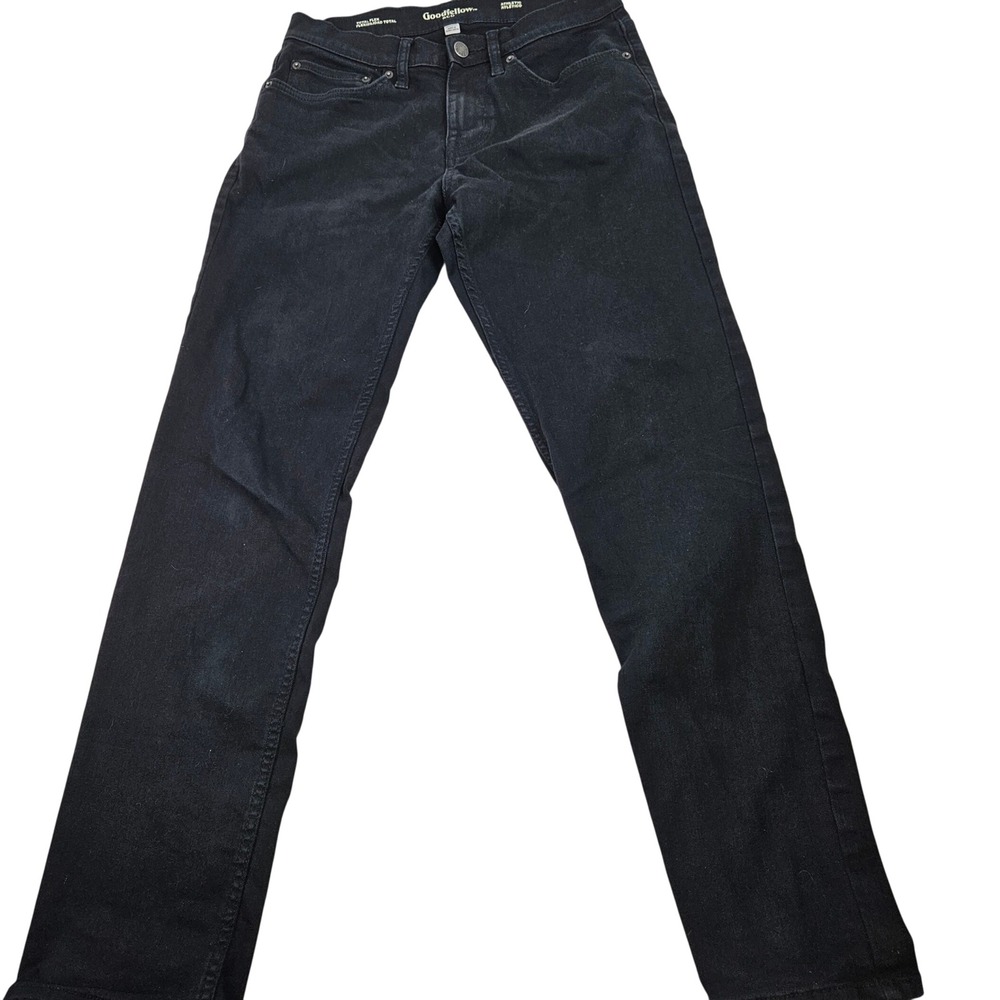 Goodfellow & Co Mens Athletic Fit Total Flex Black Jeans 30x32 Stretch Denim